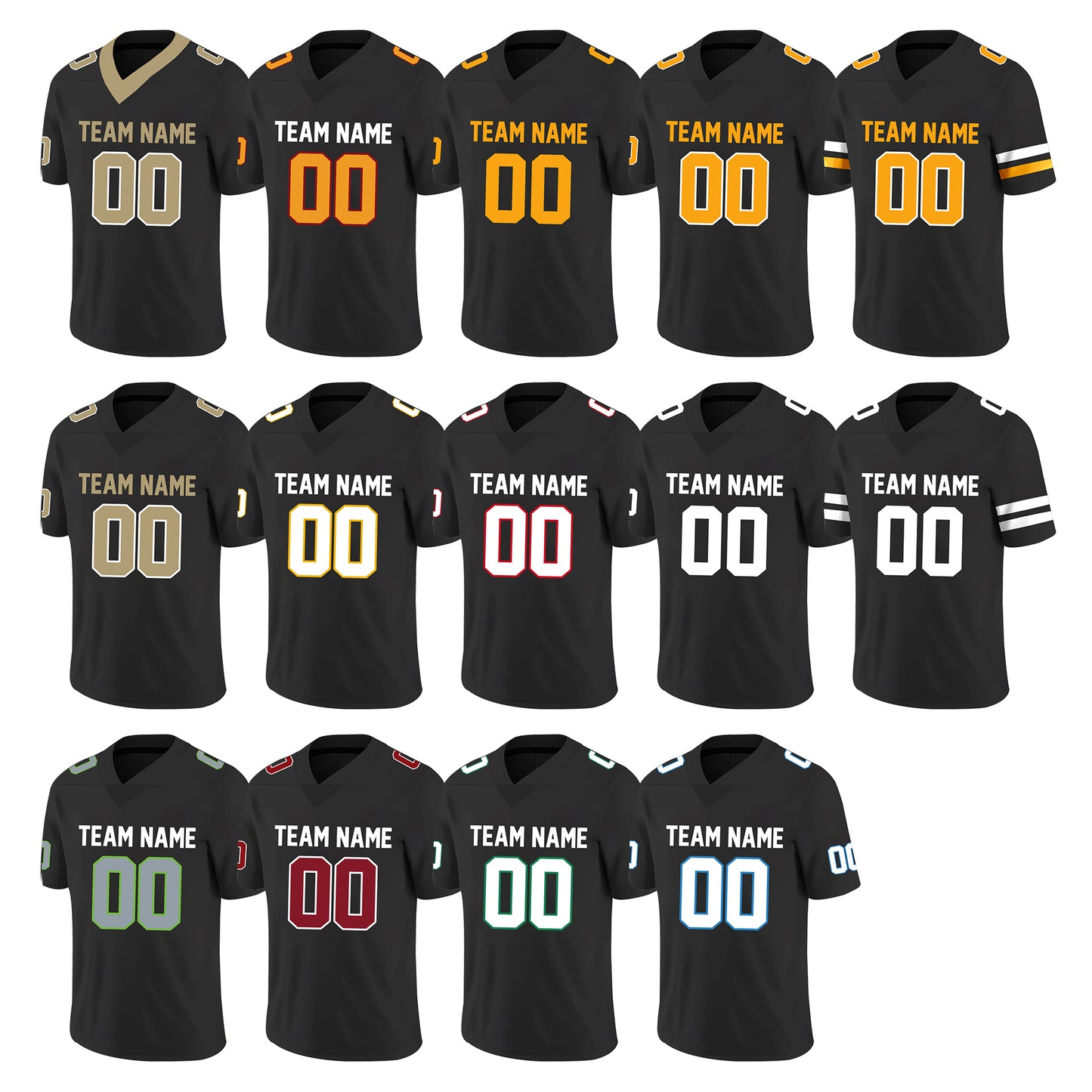 Custom Football Jersey Personalized Football Jersey Sports Uniform Printed/Stitched Your Team Name Your Number for Men Women